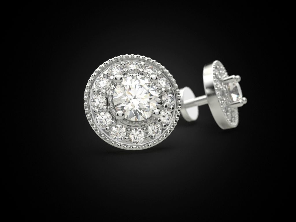 Puset Earring 4 3D print model_5