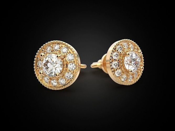 Puset Earring 4 3D print model