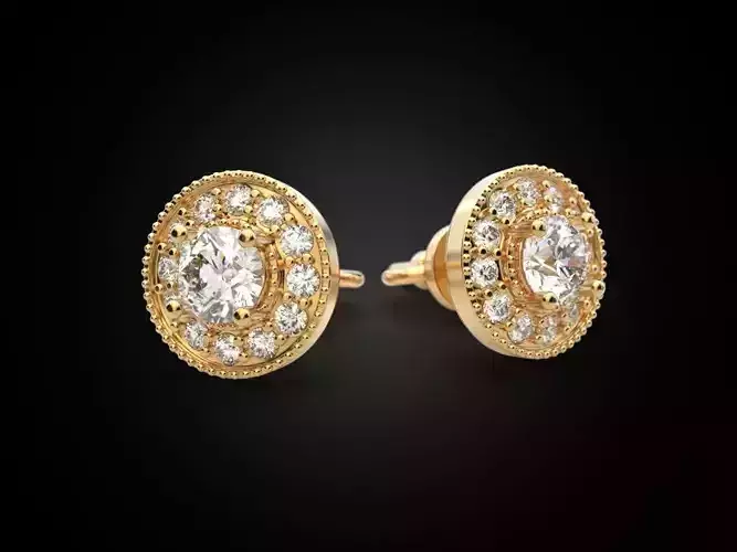 Puset Earring 4 3D print model
