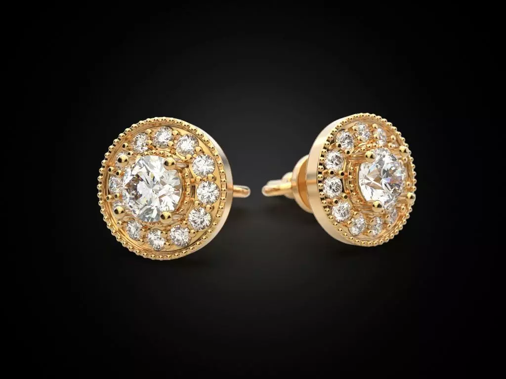 Puset Earring 4 3D print model_0