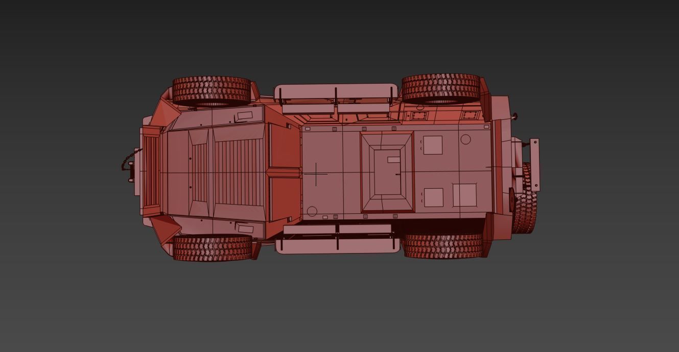 Military Car Ejder Yalcin Army vehicles Low-poly 3D model_3