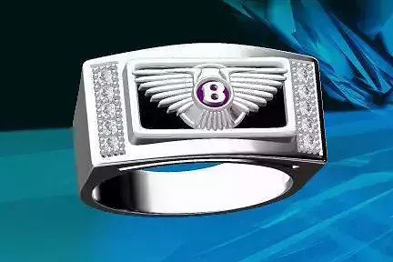 mens wings ring