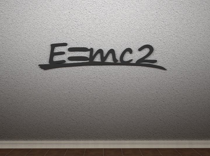 E Equals mc2 Wall Art