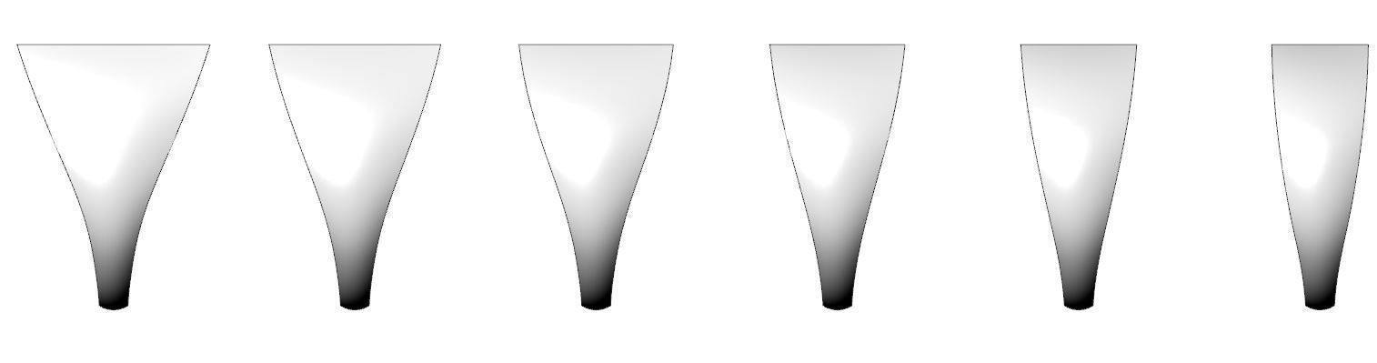 Signet rings set SQUARE top 3D print model_13