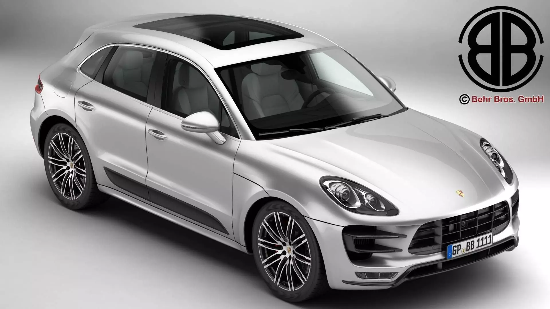 Porsche Macan Turbo 2015 3D model_0
