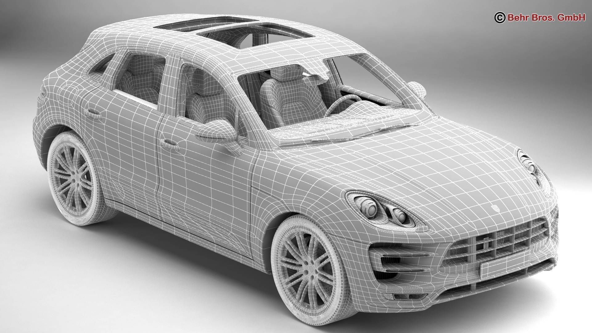 Porsche Macan Turbo 2015 3D model_14