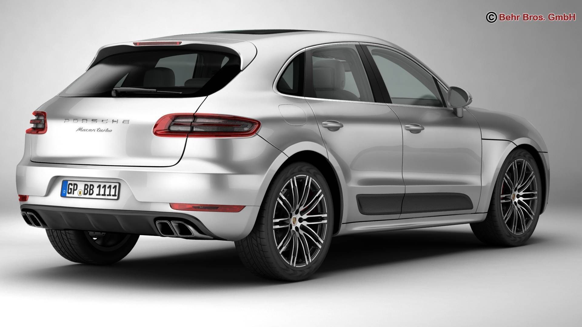 Porsche Macan Turbo 2015 3D model_3