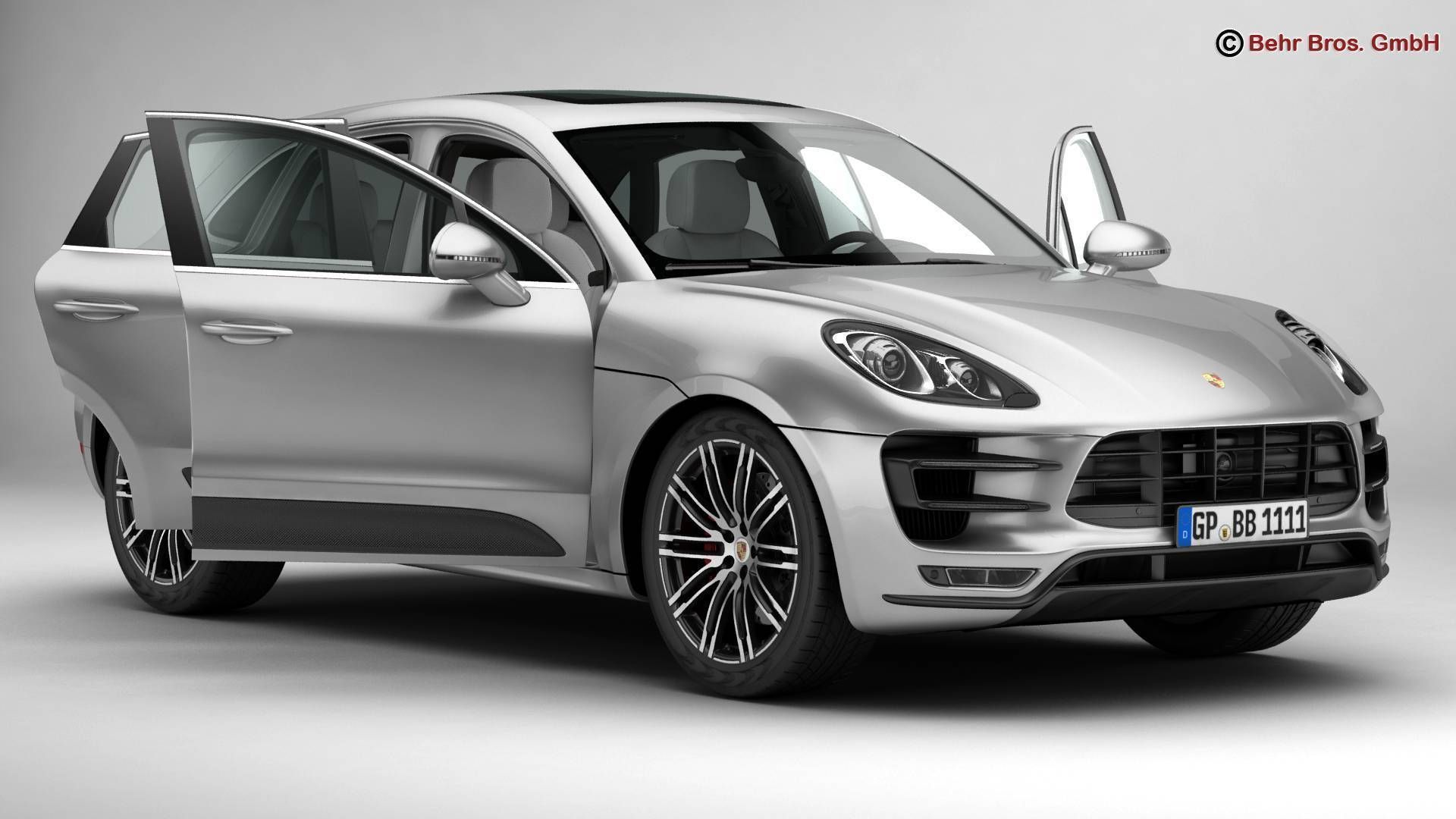 Porsche Macan Turbo 2015 3D model_2