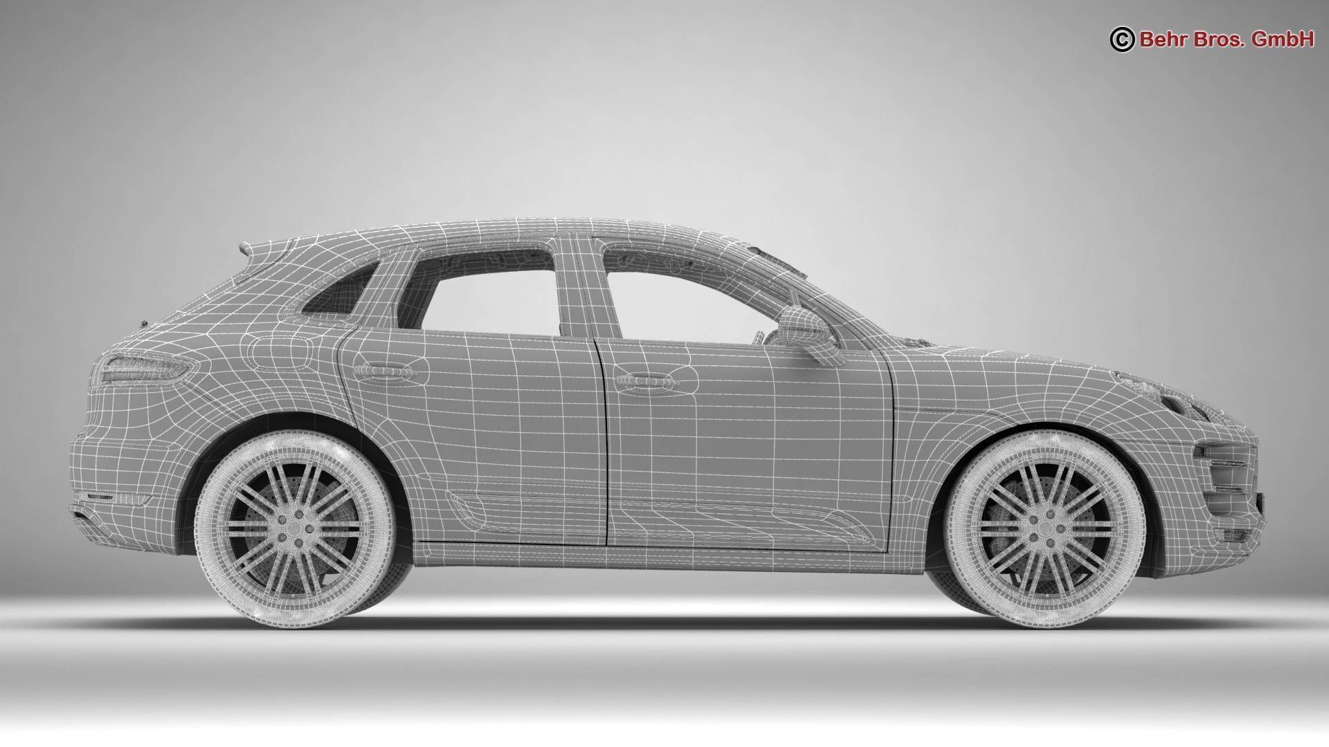 Porsche Macan Turbo 2015 3D model_19