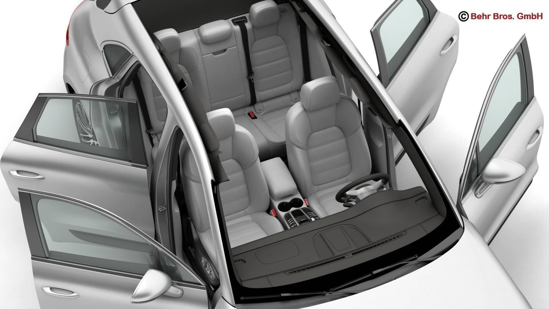 Porsche Macan Turbo 2015 3D model_11