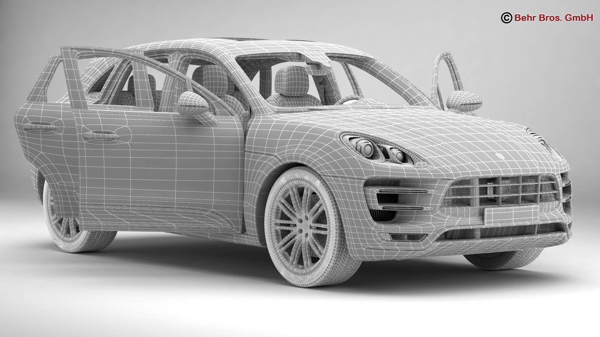 Porsche Macan Turbo 2015 3D model_16