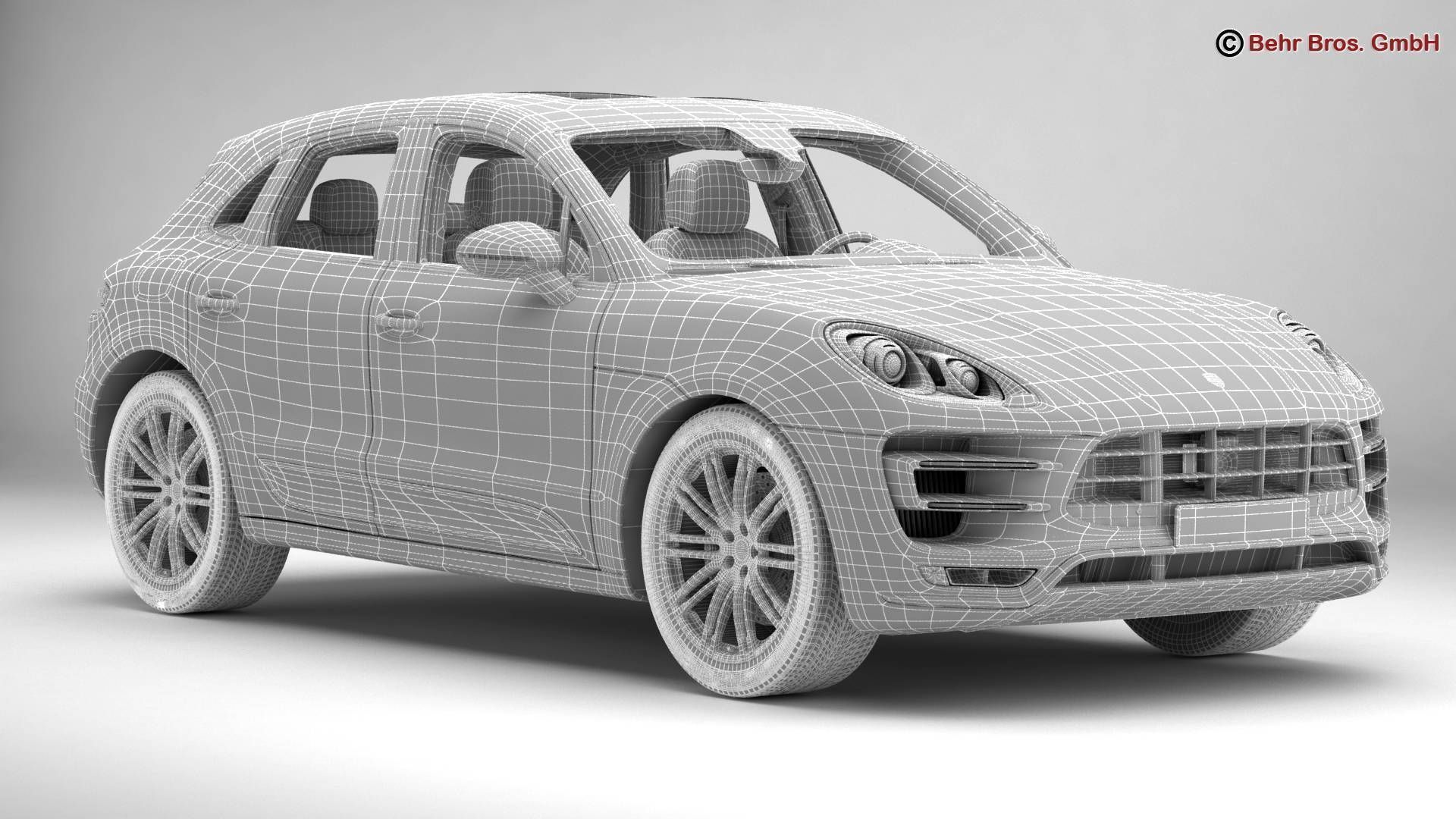 Porsche Macan Turbo 2015 3D model_15