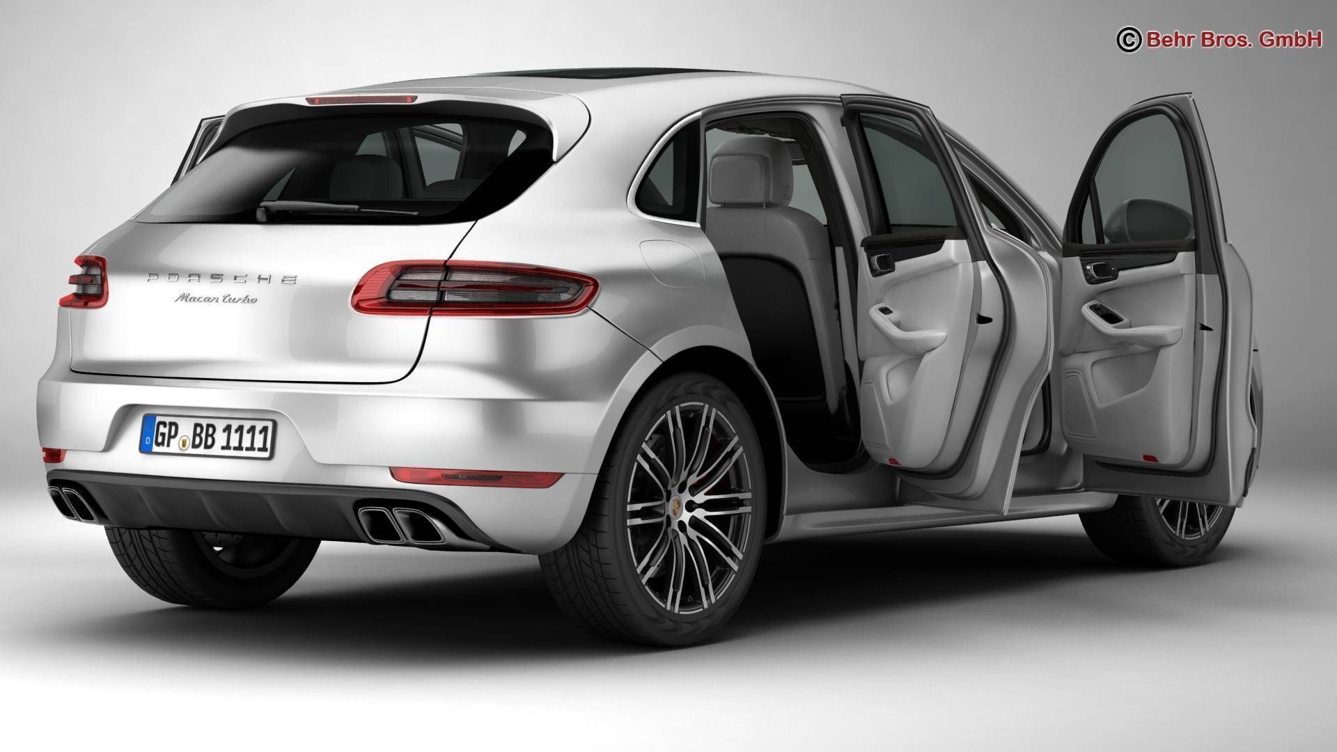 Porsche Macan Turbo 2015 3D model_4