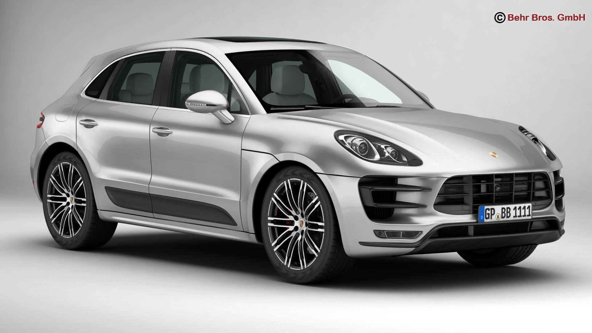 Porsche Macan Turbo 2015 3D model_1