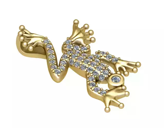 frog jewelry diamond