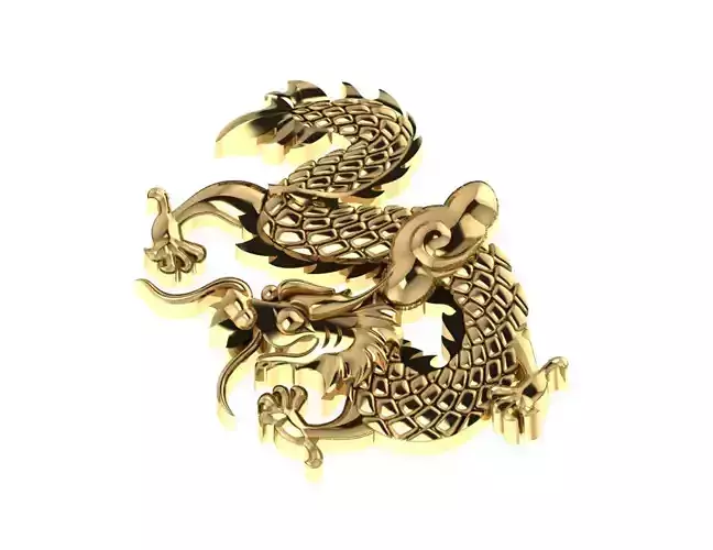 dragon logo jewelry