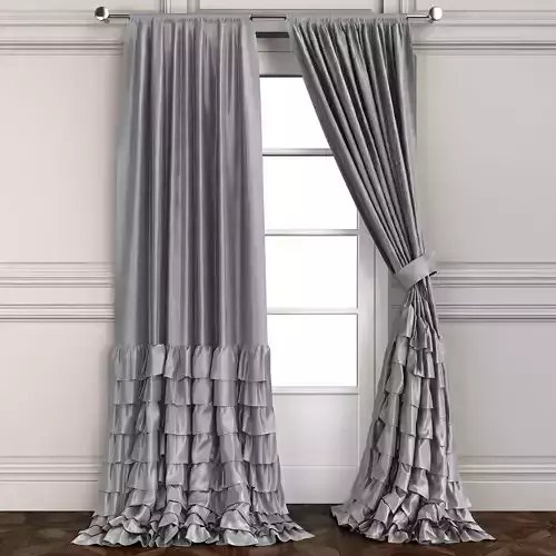 Curtain shabby chic window treatments