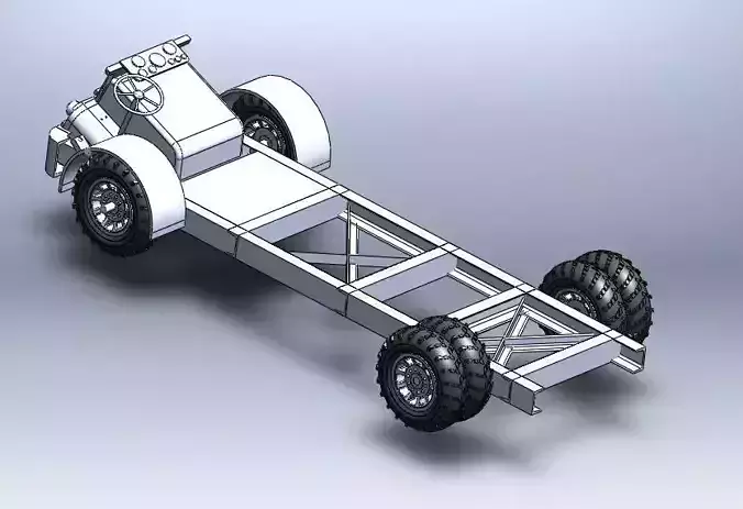 Truck wheeled vehicle