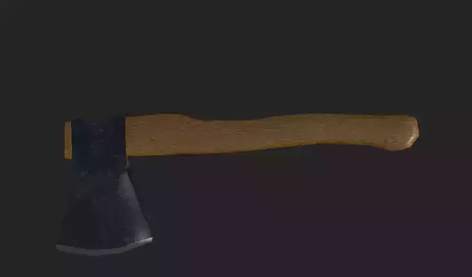 Axe Low-poly 3D model