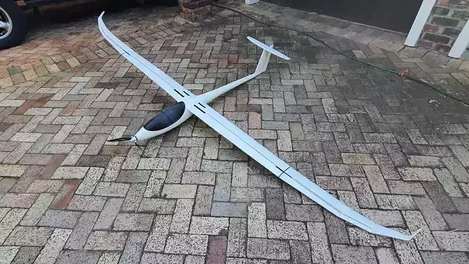 Jonker Sailplanes JS3 Rapture CAD 3D model