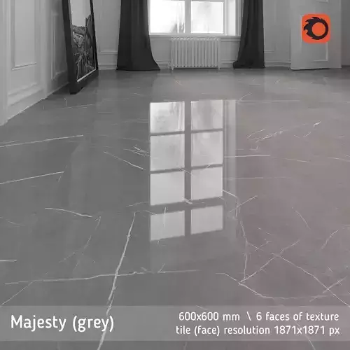 Majesty grey floor tile Texture