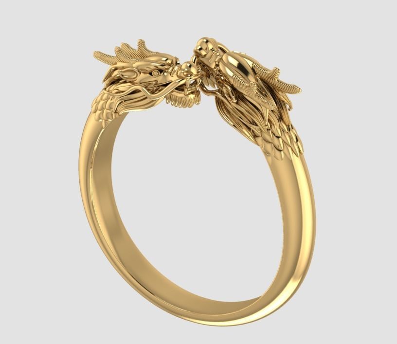 dragon jewelry 3D print model_2