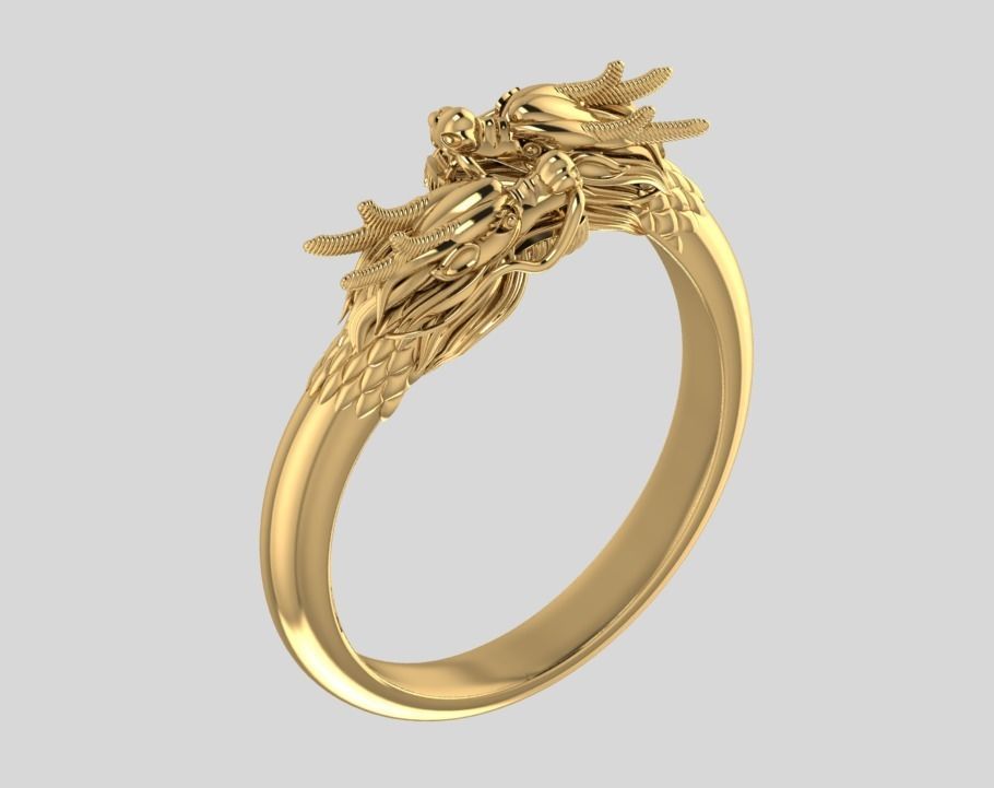 dragon jewelry 3D print model_1