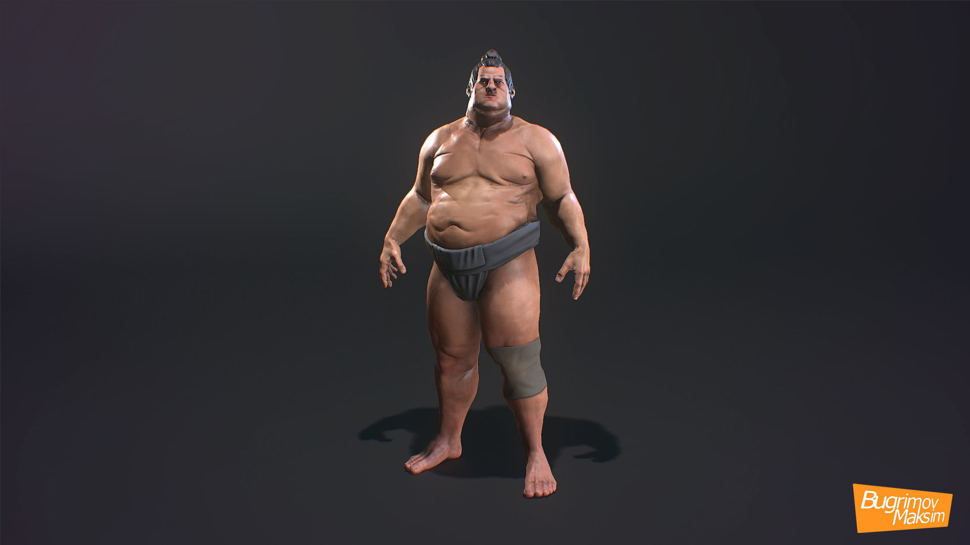 PBR Fighters Pack Low-poly 3D model_9