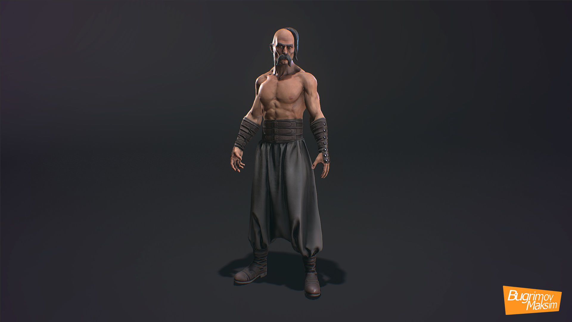 PBR Fighters Pack Low-poly 3D model_16