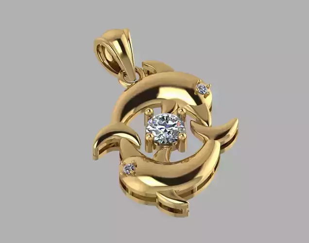 Dolphin 3d jewelry