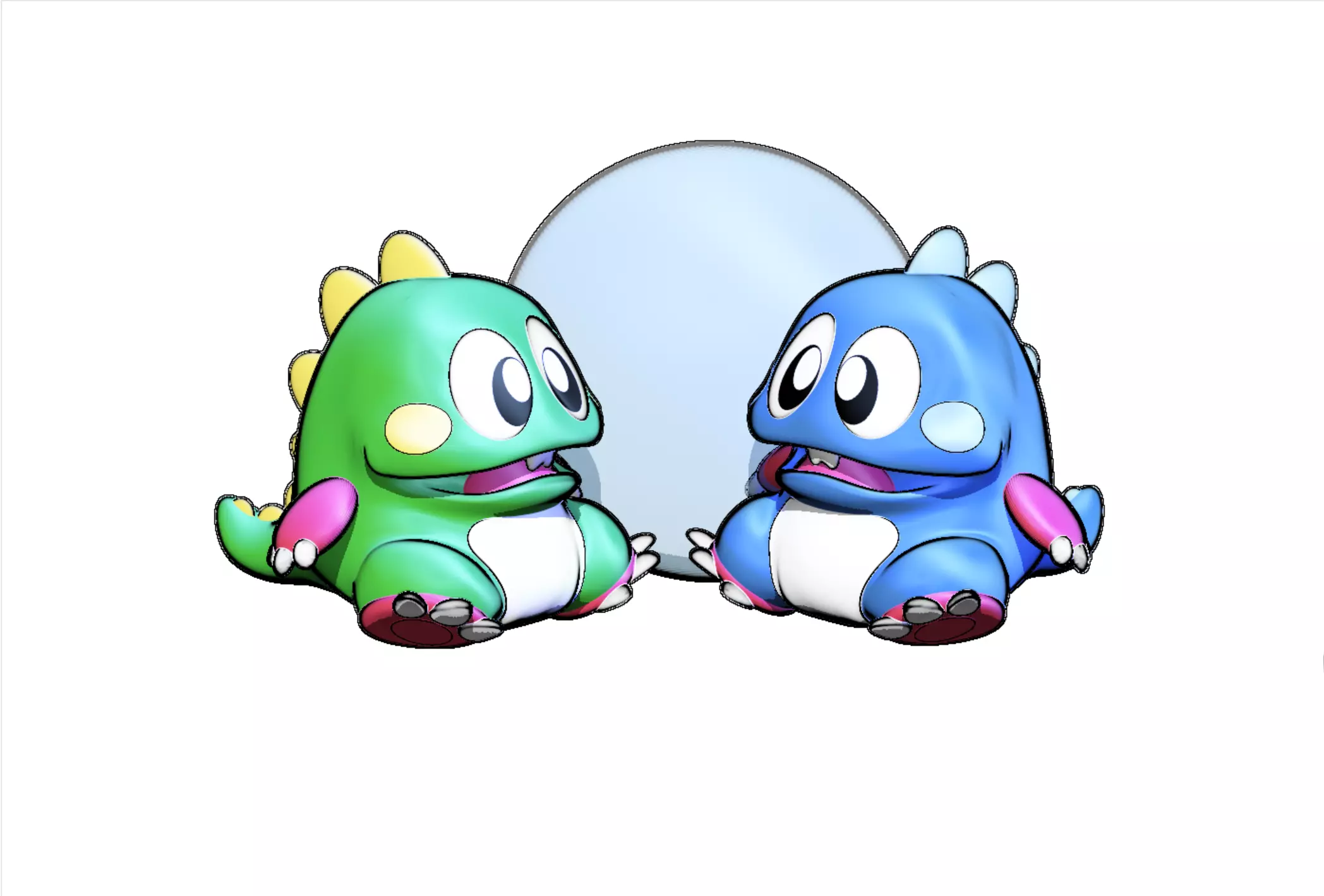 Bubble Bobble 3D print model_0