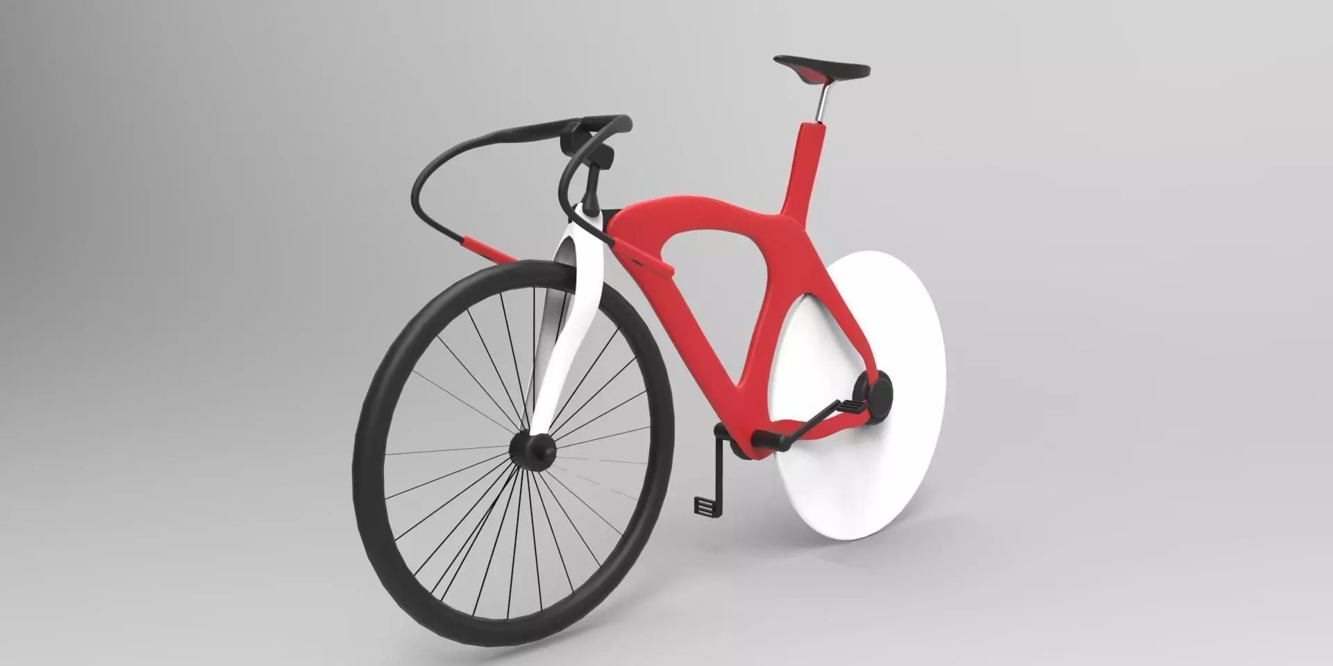 Carbon track bike Free 3D model