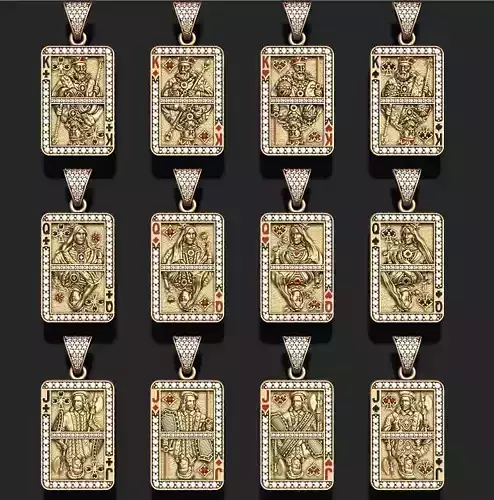 playing cards pack set 3D print model