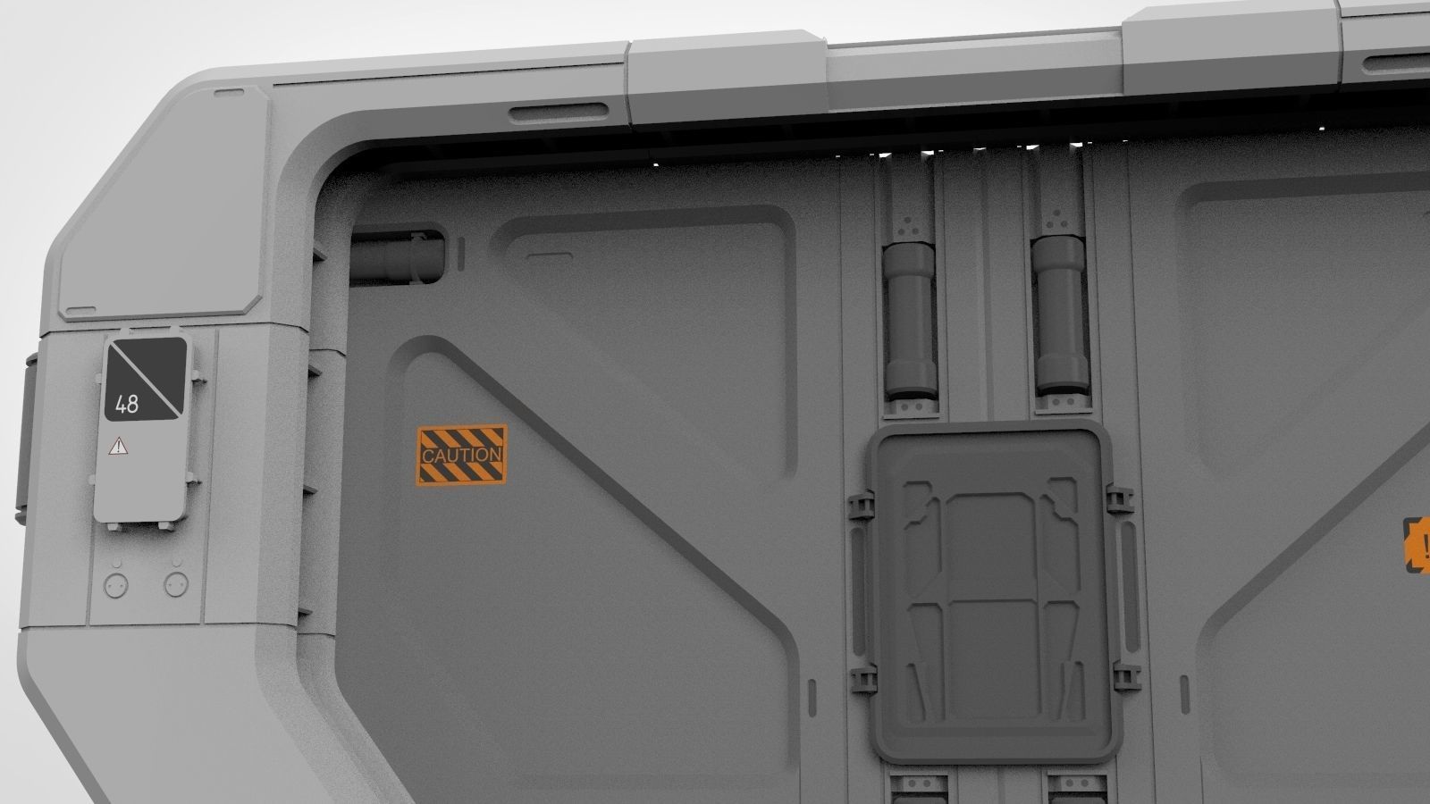 sci fi door 20 3D model_10