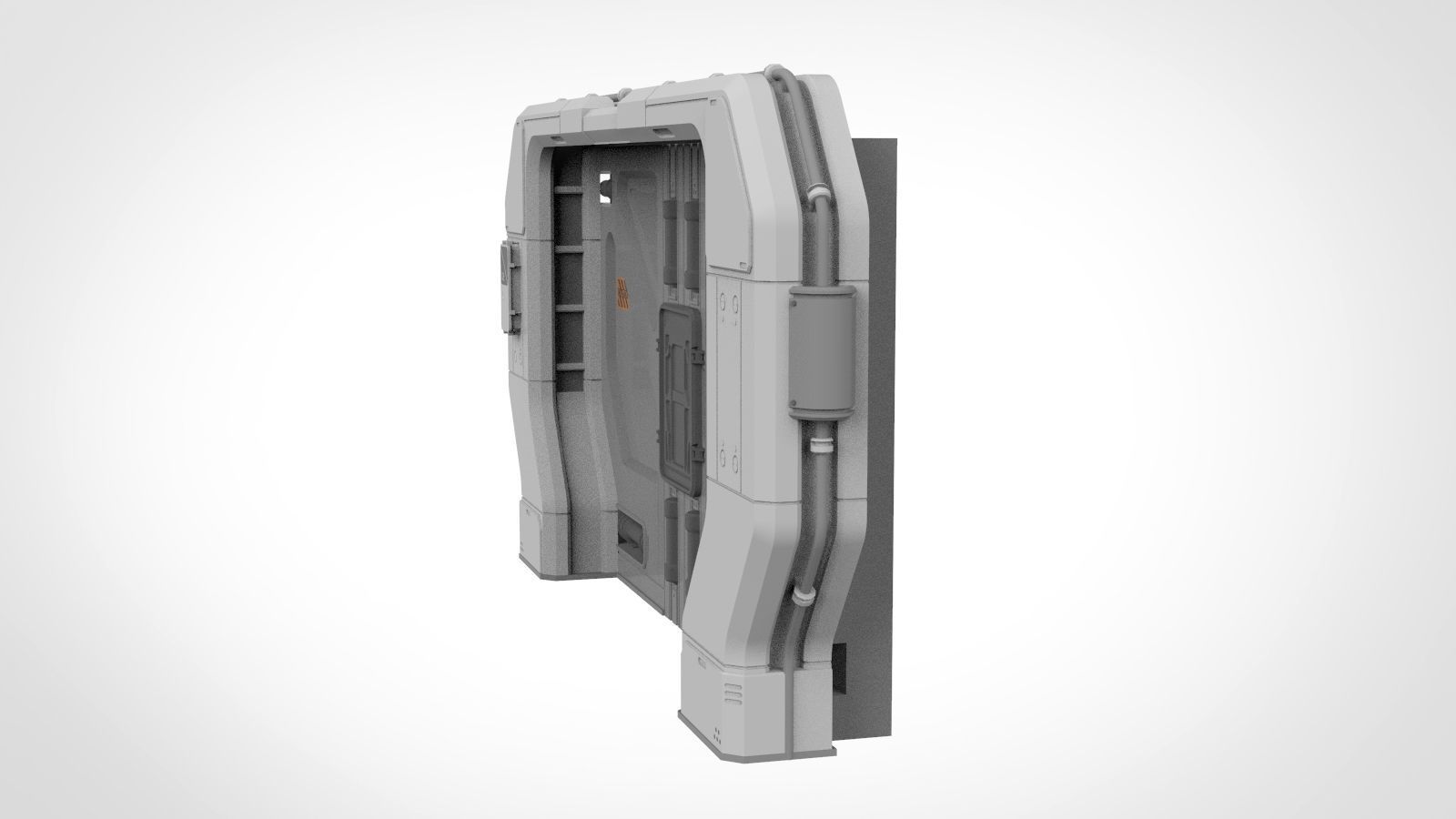 sci fi door 20 3D model_8