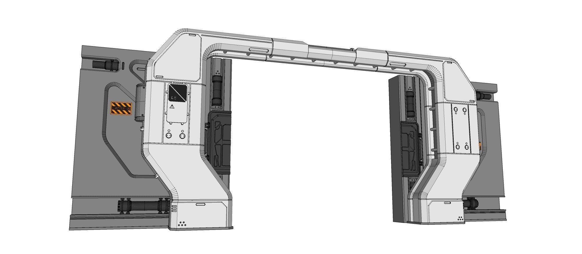 sci fi door 20 3D model_22