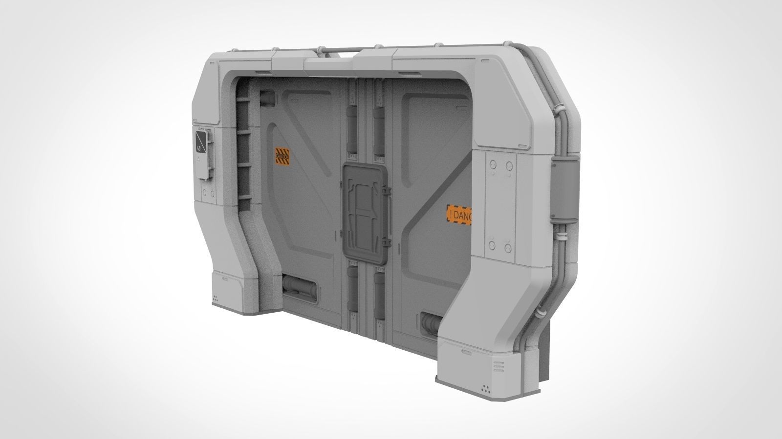 sci fi door 20 3D model_7