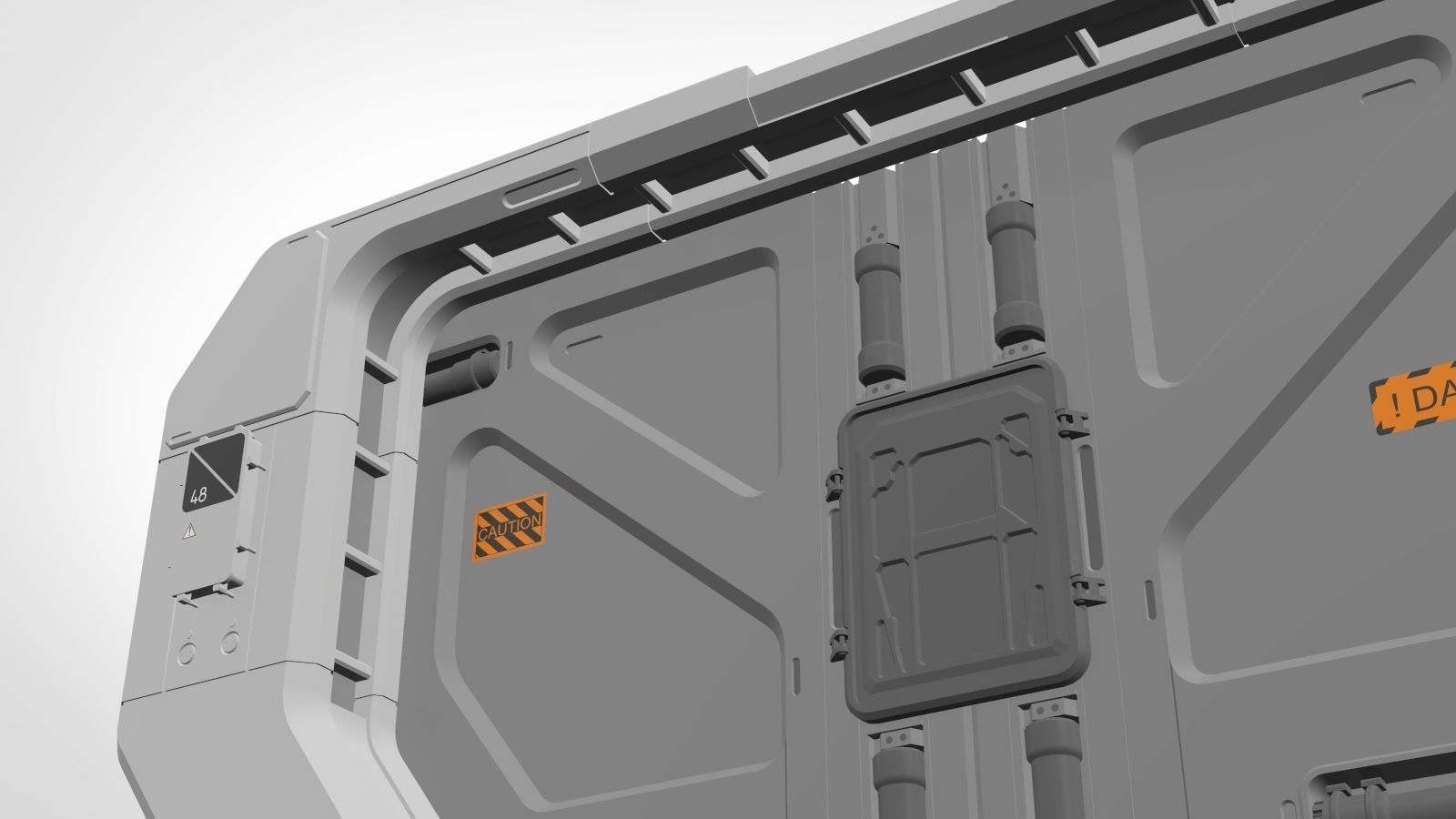 sci fi door 20 3D model_11