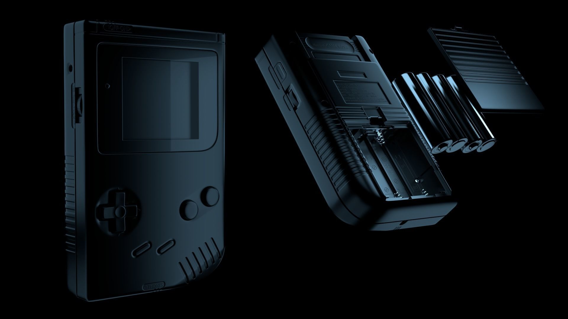 GameBoy nintendo 3D model_4