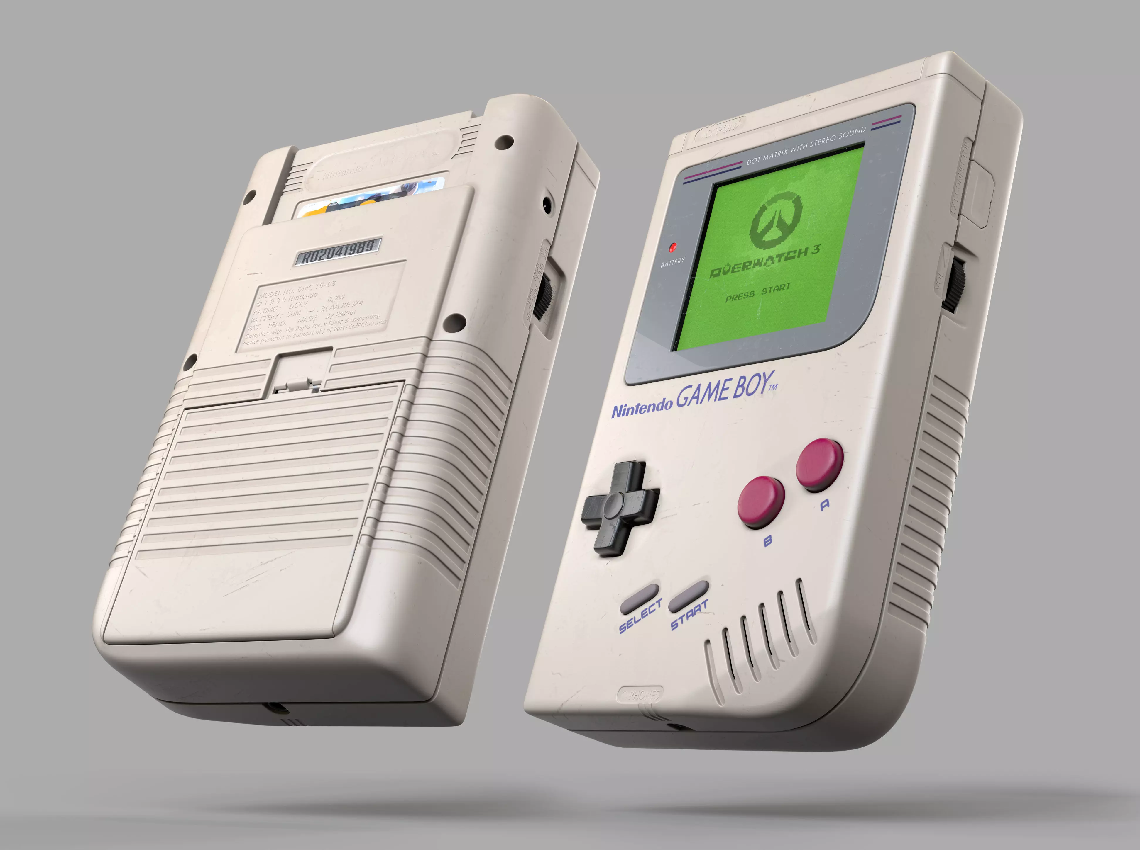 GameBoy nintendo 3D model_0