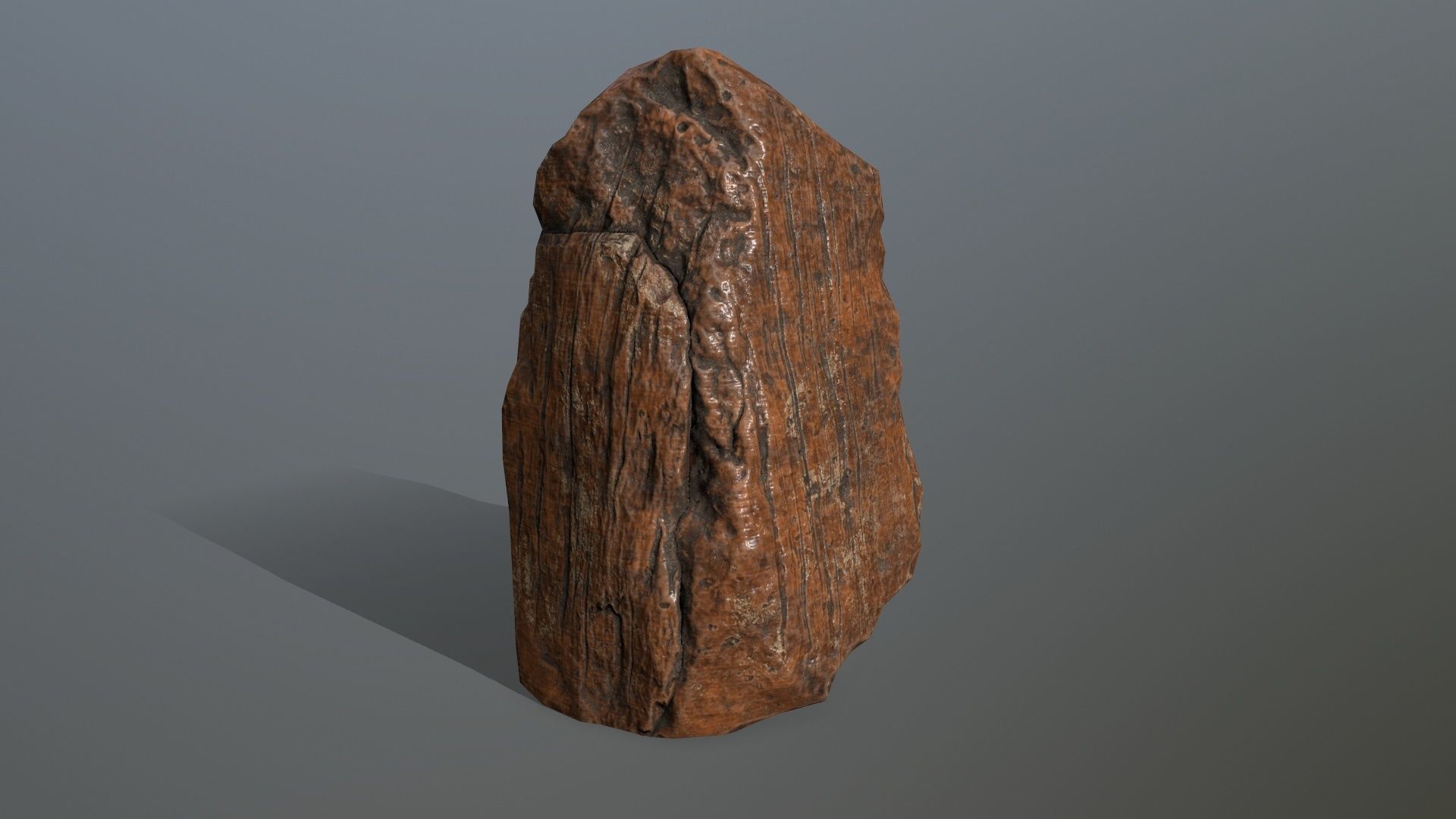 desert rocks Low-poly 3D model_6