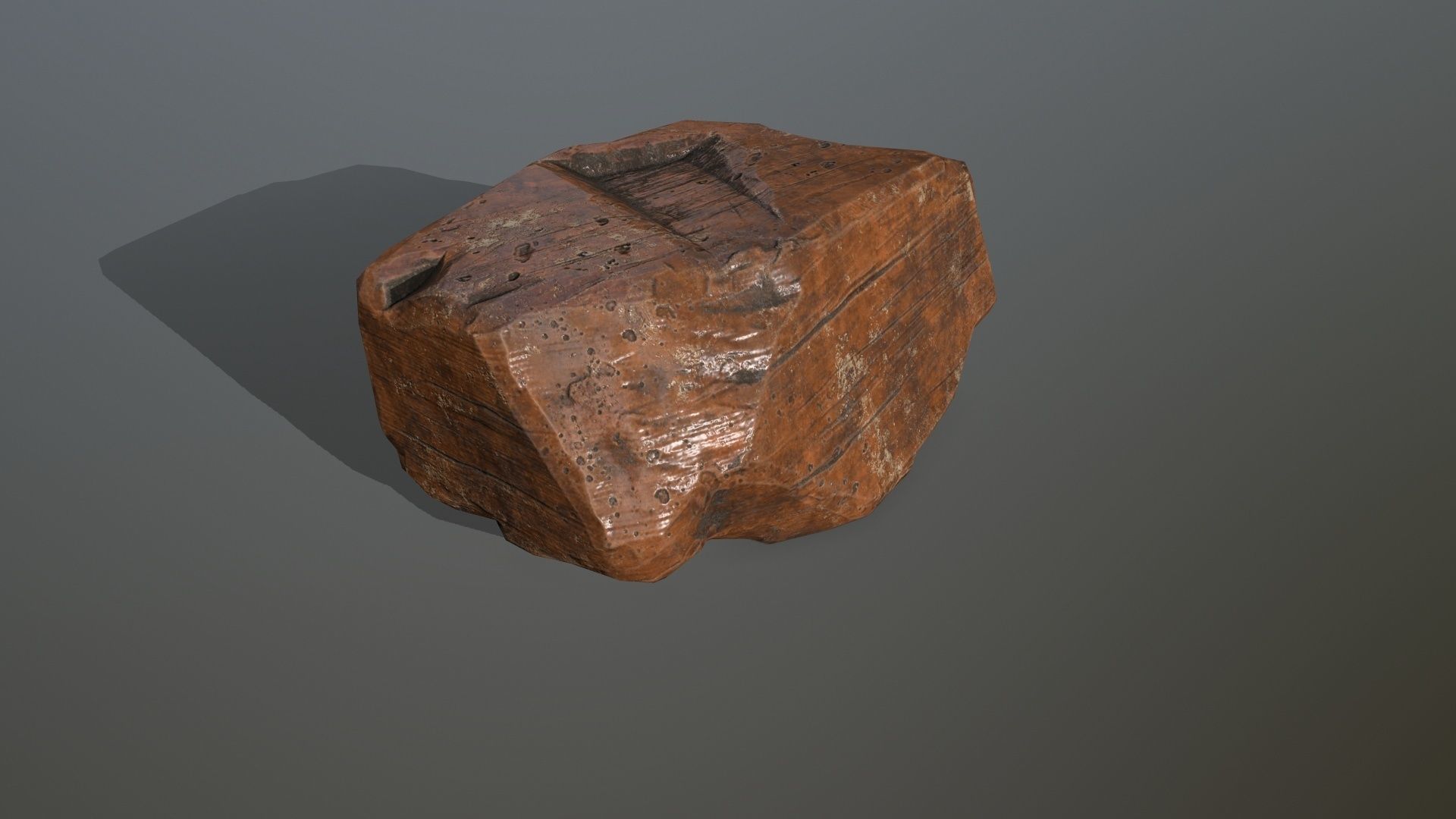 desert rocks Low-poly 3D model_8