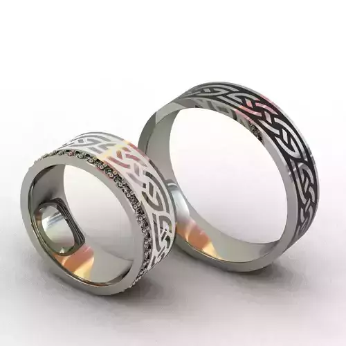 Wedding cufflinks 3D print model