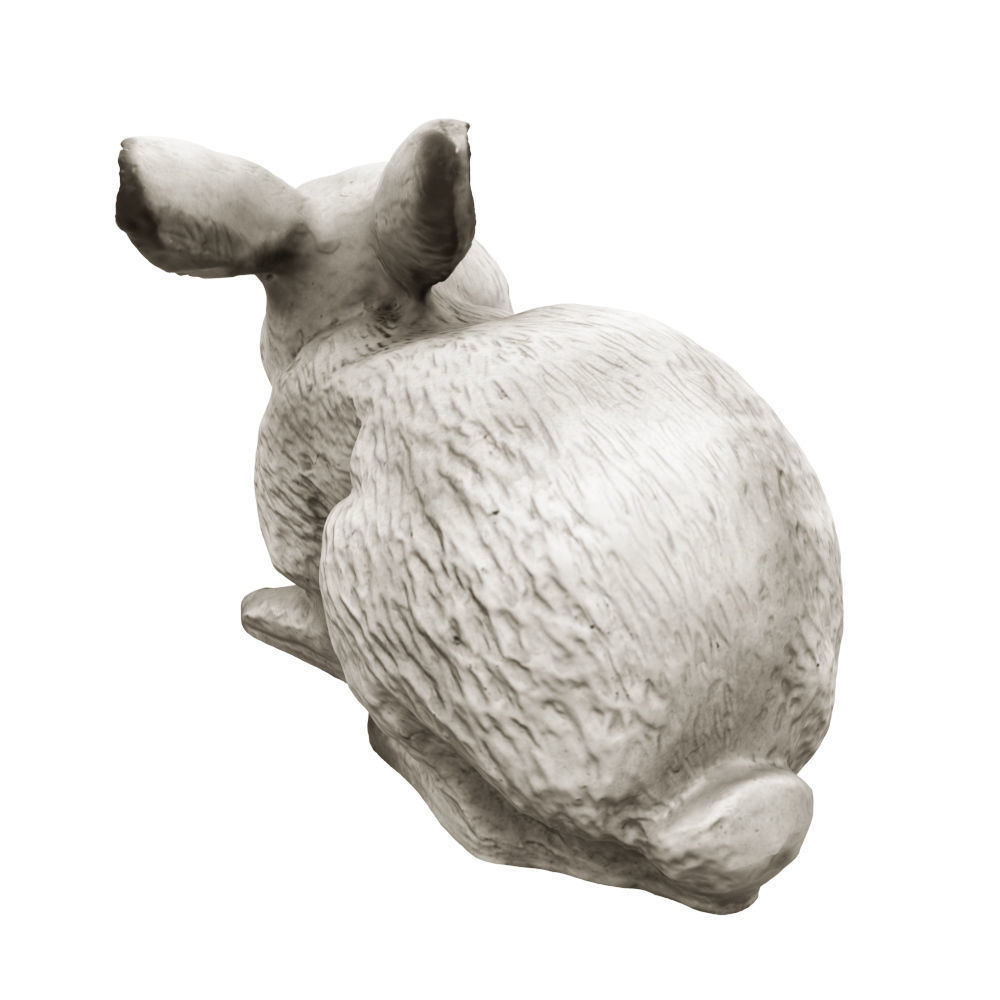 Garden figure Rabbit 3D model_3