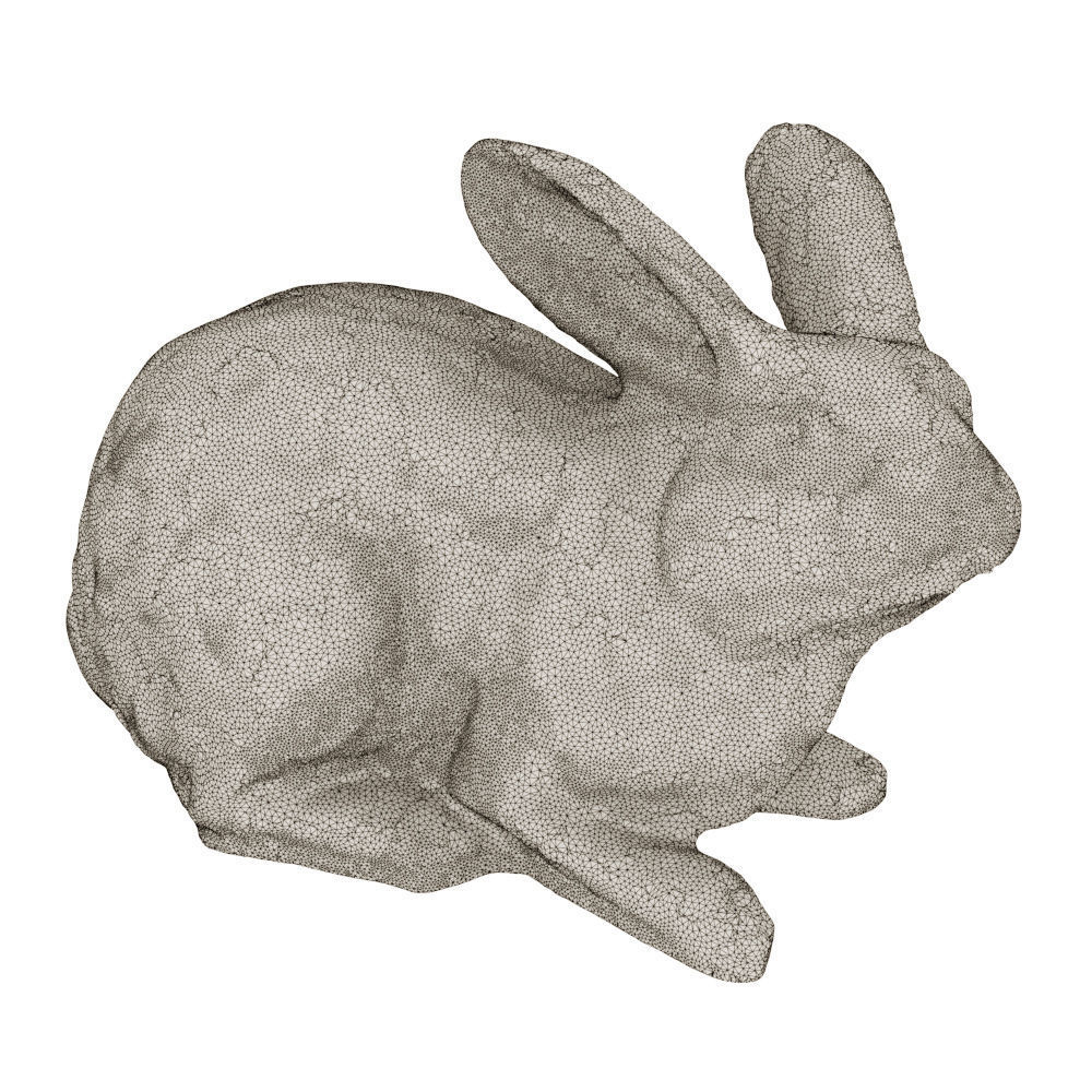 Garden figure Rabbit 3D model_6