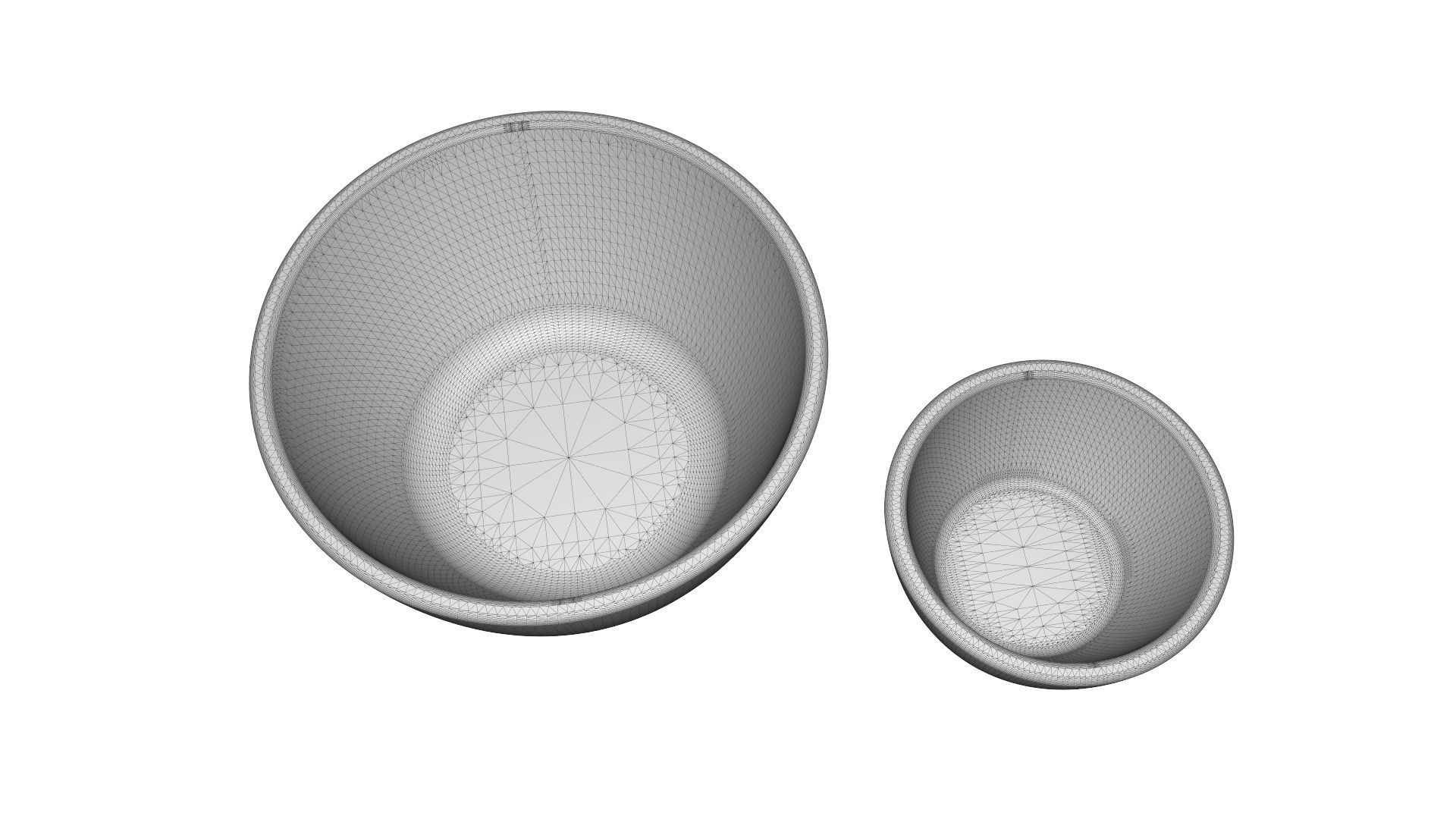 Two Bowls 3D model_6