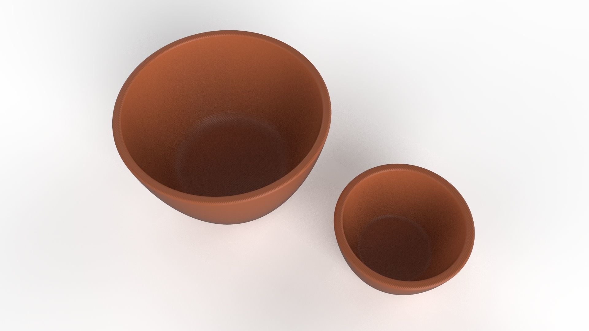 Two Bowls 3D model_1