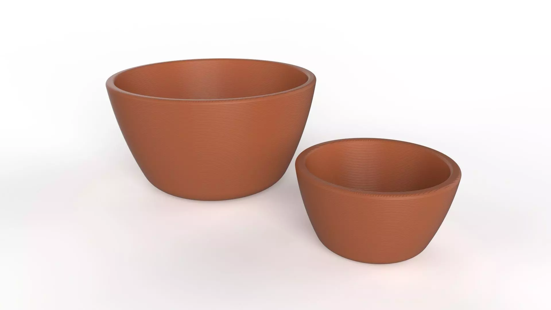 Two Bowls 3D model_0