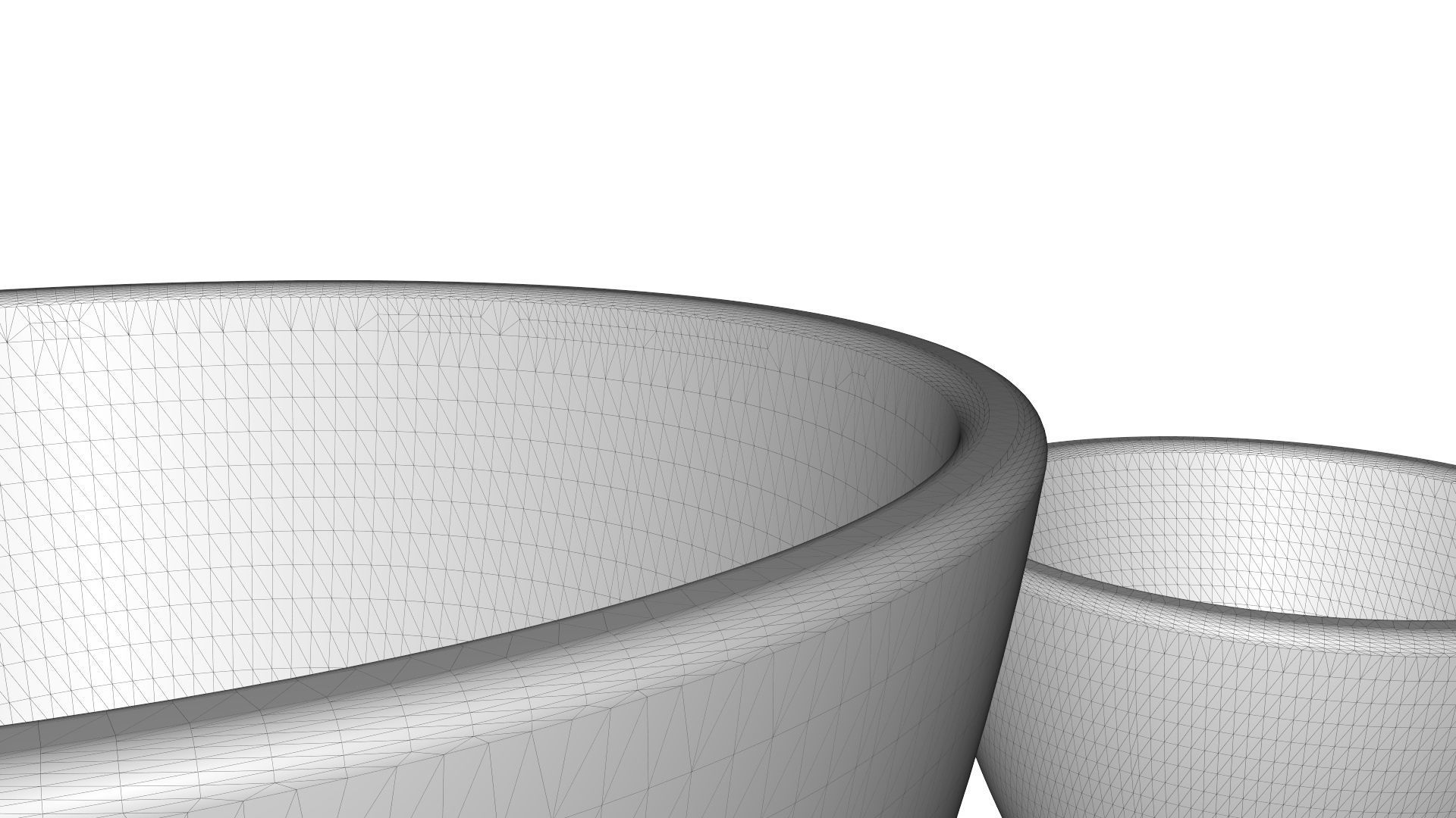 Two Bowls 3D model_7
