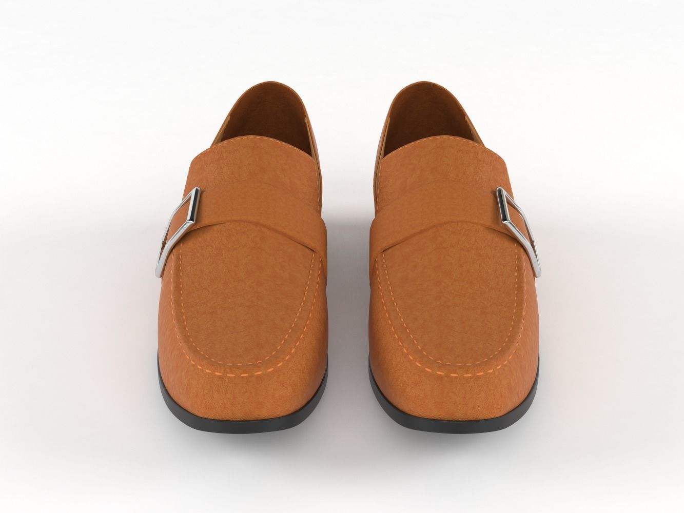 Men Leather Shoes 3D model_1